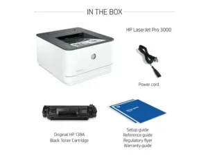 HP LaserJet Pro 3001dw Wireless Monochrome Laser Printer 4 5735292572 1